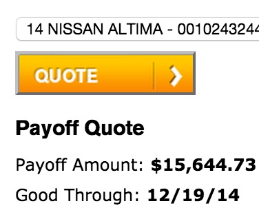 Month 32 - Nissan Altima 2014 Payoff